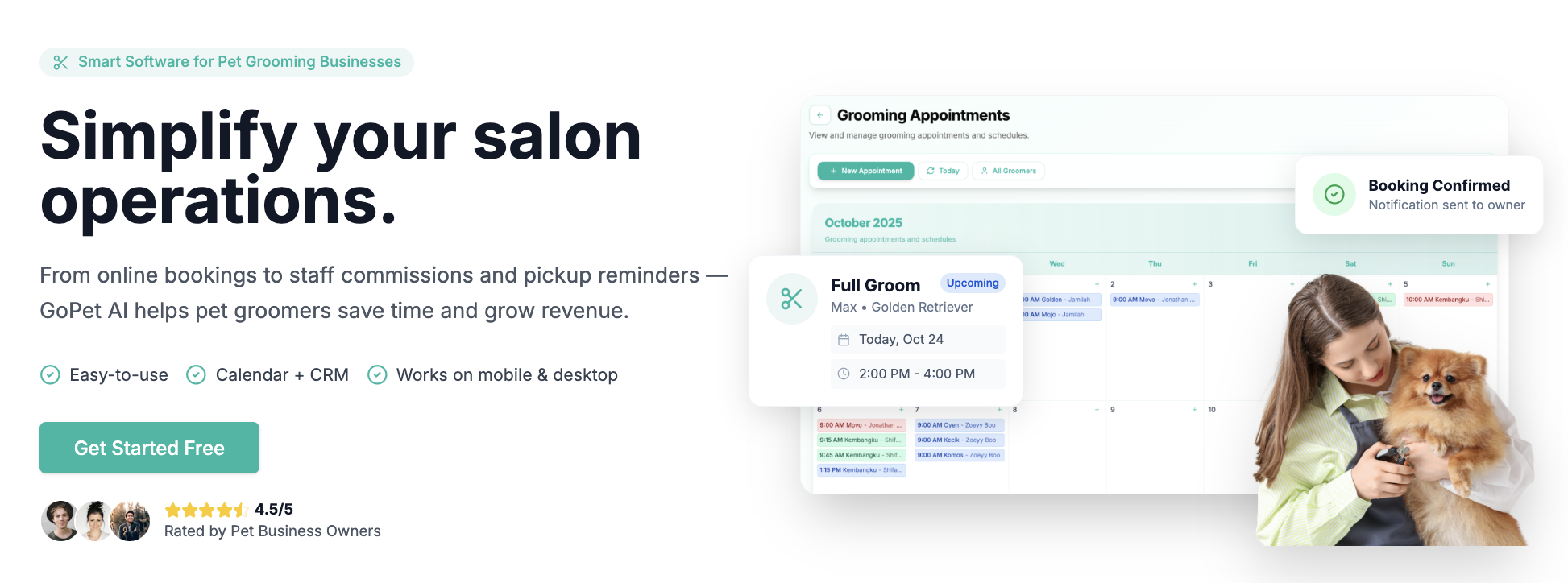 pet grooming software