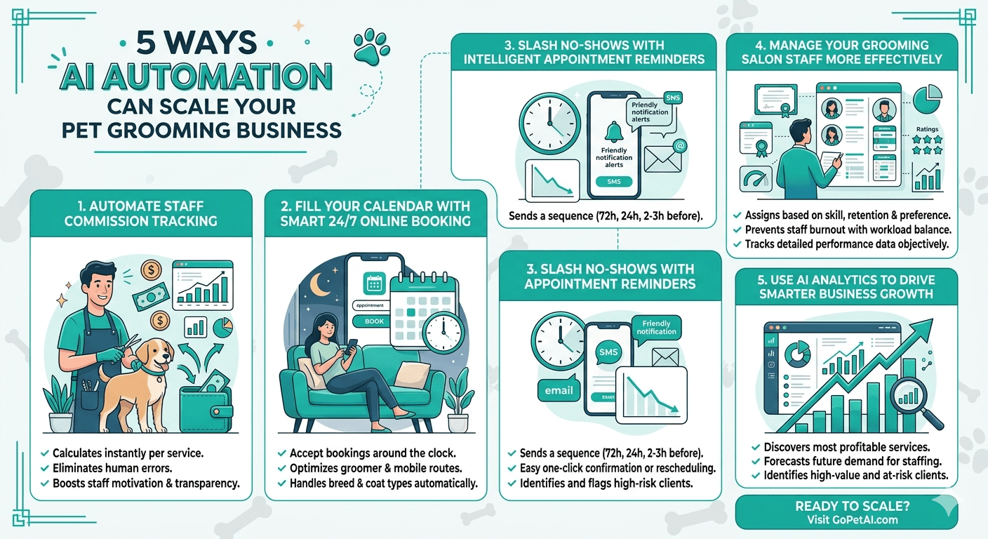 pet grooming infographic